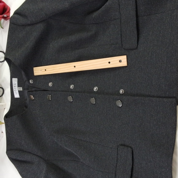 Black Kasper Blazer Elegant Wear Office Wear Career Wedding Business Casual - Picture 9 of 16